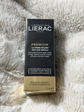 Lierac Premium Anti-Age Eye Cream 15ml New Sealed Made in France